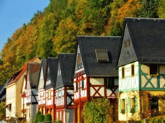 Produktbild: CALVENDO Puzzle Ein Motiv aus dem Kalender Bad Schandau - Im Herzen der S&auml;chsischen Schweiz | 1000 Teile Lege-Gr&ouml;&szlig;e 64x48cm Foto-Puzzle f&uuml;r gl&uuml;ckliche