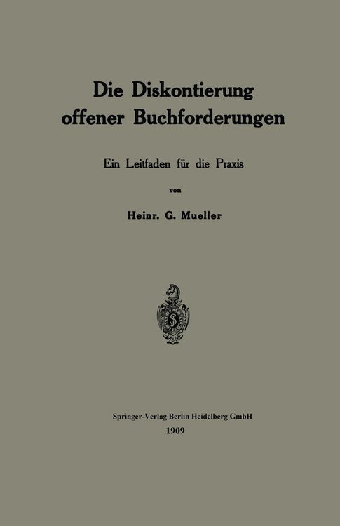 Produktbild: Die Diskontierung offener Buchforderungen