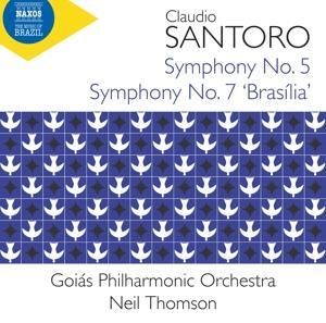 Produktbild: Sinfonien 5 and 7 'Bras&iexcl;lia'