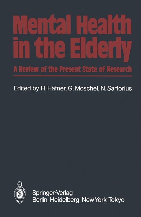Produktbild: Mental Health in the Elderly