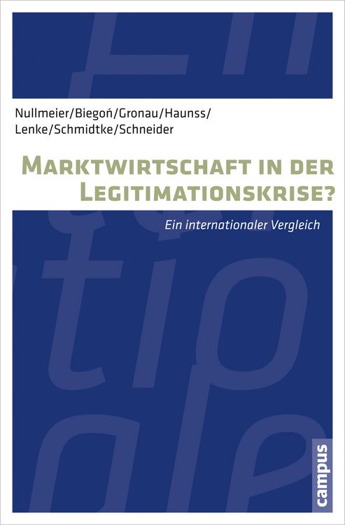Produktbild: Marktwirtschaft in der Legitimationskrise?