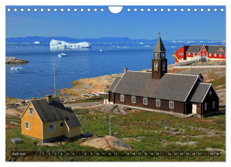 Produktbild: Gr&ouml;nland - Ilulissat und die Diskobucht (Wandkalender 2026 DIN A4 quer), CALVENDO Monatskalender