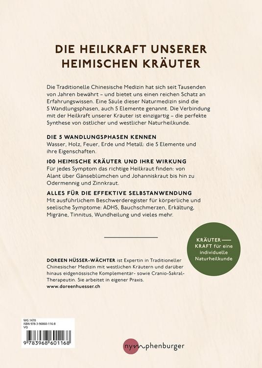 Produktbild: Die 5 Elemente der TCM und die Heilkraft unserer heimischen Kr&auml;uter