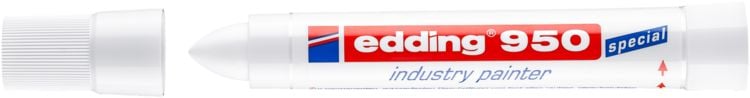 Produktbild: Edding 950 industry painter 4-950049 Industriemarker Wei&szlig; wasserfest: Ja