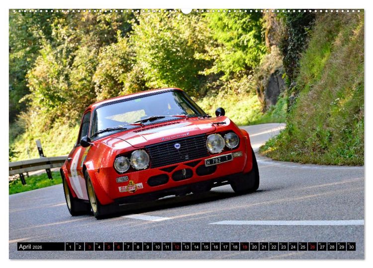 Produktbild: Italienische Oldtimer am Berg (hochwertiger Premium Wandkalender 2026 DIN A2 quer), Kunstdruck in Hochglanz