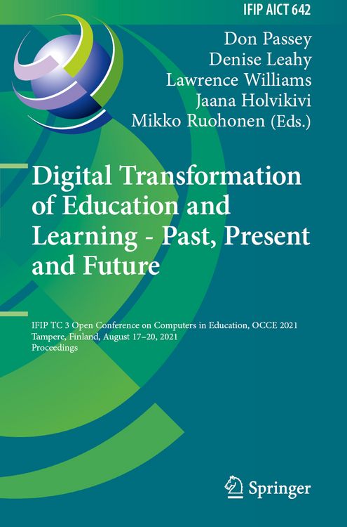 Produktbild: Digital Transformation of Education and Learning - Past, Present and Future
