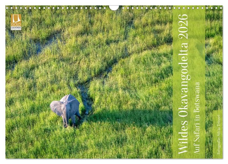 Produktbild: Wildes Okavangodelta (Wandkalender 2026 DIN A3 quer), CALVENDO Monatskalender