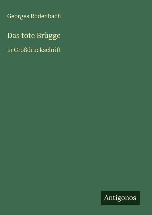 Produktbild: Das tote Br&uuml;gge