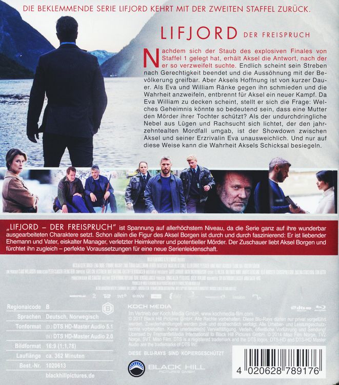 Produktbild: Lifjord - Der Freispruch - Die komplette zweite Staffel [2 BRs]