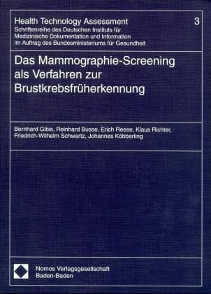 Produktbild: Das Mammographie-Screening als Verfahren zur Brustkrebsfr&uuml;herkennung