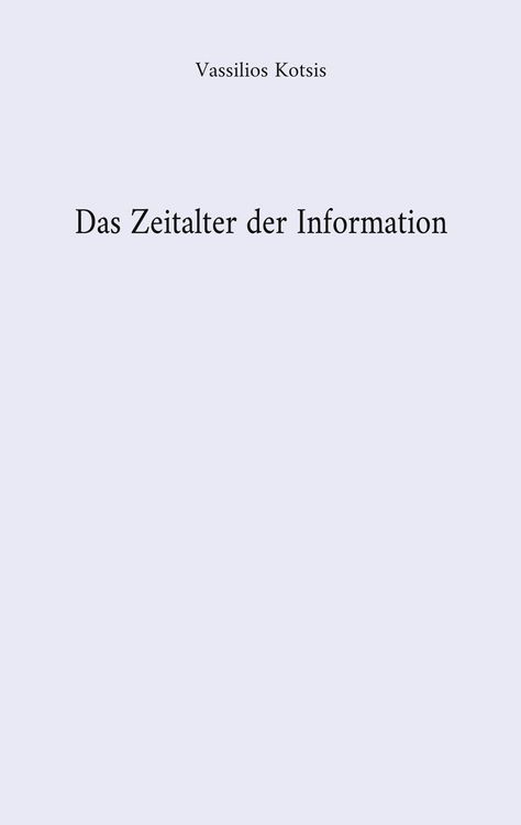 Produktbild: Das Zeitalter der Information