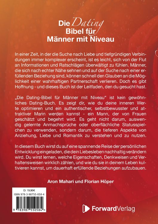 Produktbild: Die Dating Bibel f&uuml;r M&auml;nner mit Niveau