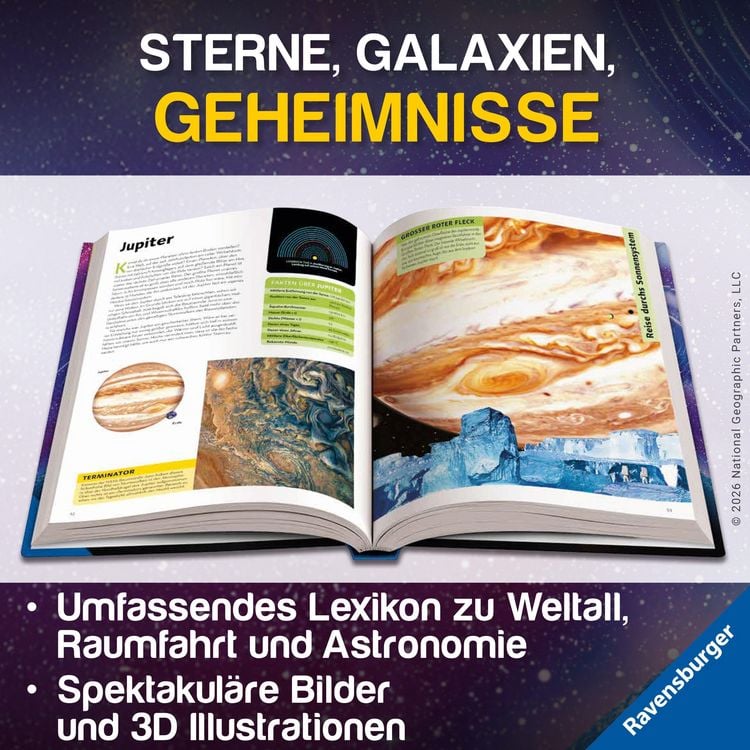 Produktbild: National Geographic Kids - Lexikon des Weltalls; ein visuell spektakul&auml;res Nachschlagewerk zu Astronomie und Raumfahrt f&uuml;r Kinder ab 8