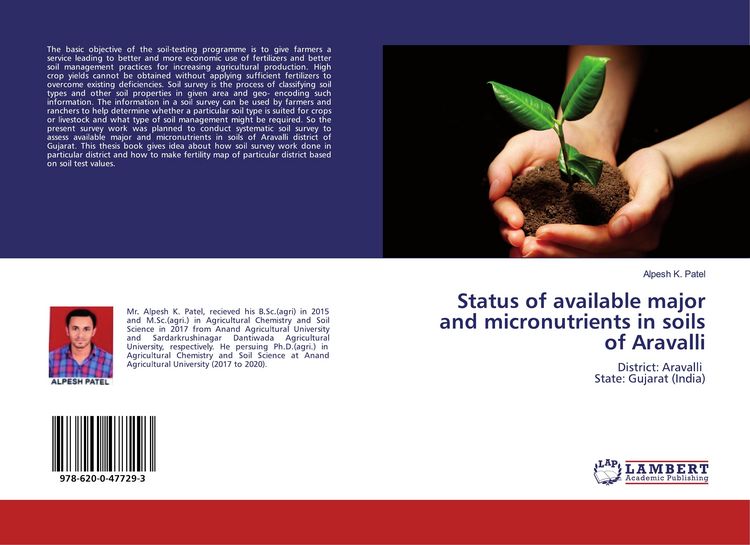 Produktbild: Status of available major and micronutrients in soils of Aravalli