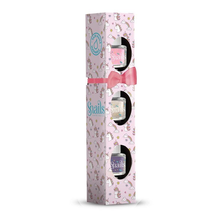Produktbild: Snails 3er Geschenkset Nagellack Mini Einhorn