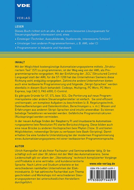 Produktbild: Programmierung mit Strukturierter Text