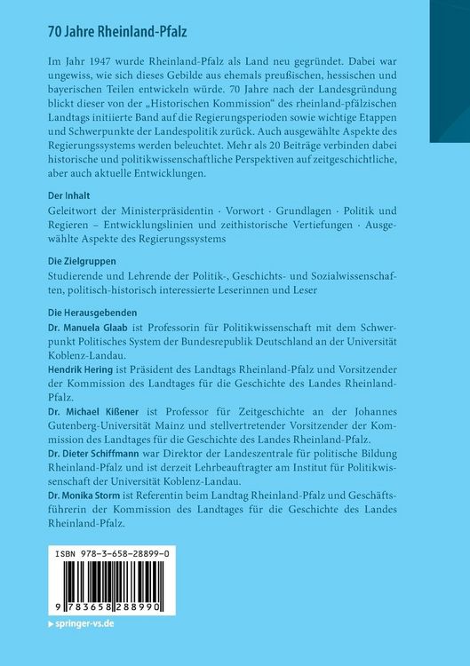 Produktbild: 70 Jahre Rheinland-Pfalz