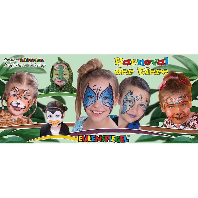 Produktbild: EULENSPIEGEL Schminkpalette Karneval der Tiere 17 Teile