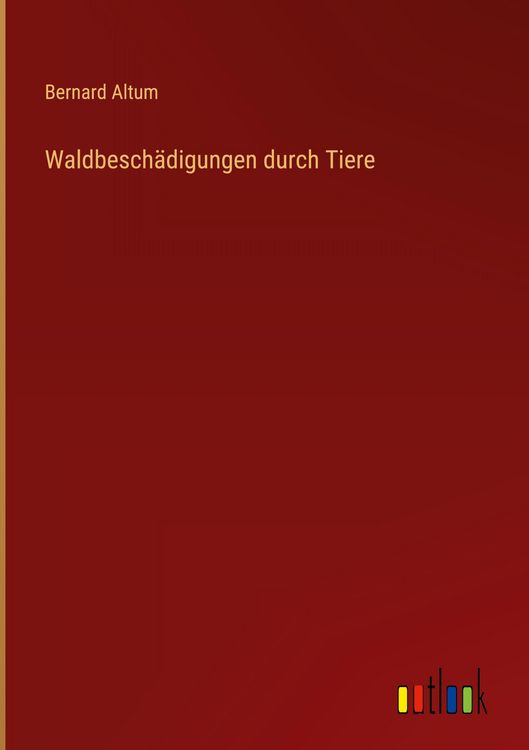 Produktbild: Waldbesch&auml;digungen durch Tiere