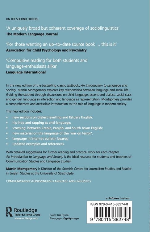 Produktbild: An Introduction to Language and Society