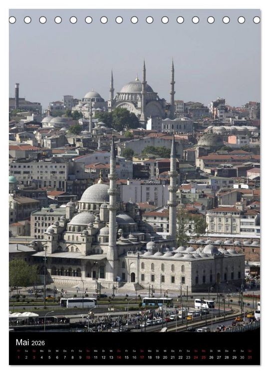 Produktbild: Istanbul, die Perle am Bosporus (Tischkalender 2026 DIN A5 hoch), CALVENDO Monatskalender