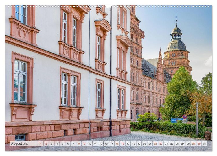 Produktbild: Aschaffenburg Impressionen (hochwertiger Premium Wandkalender 2026 DIN A2 quer), Kunstdruck in Hochglanz