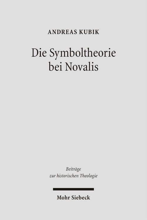 Produktbild: Die Symboltheorie bei Novalis