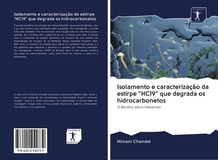 Produktbild: Isolamento e caracteriza&ccedil;&atilde;o da estirpe "HC19" que degrada os hidrocarbonetos