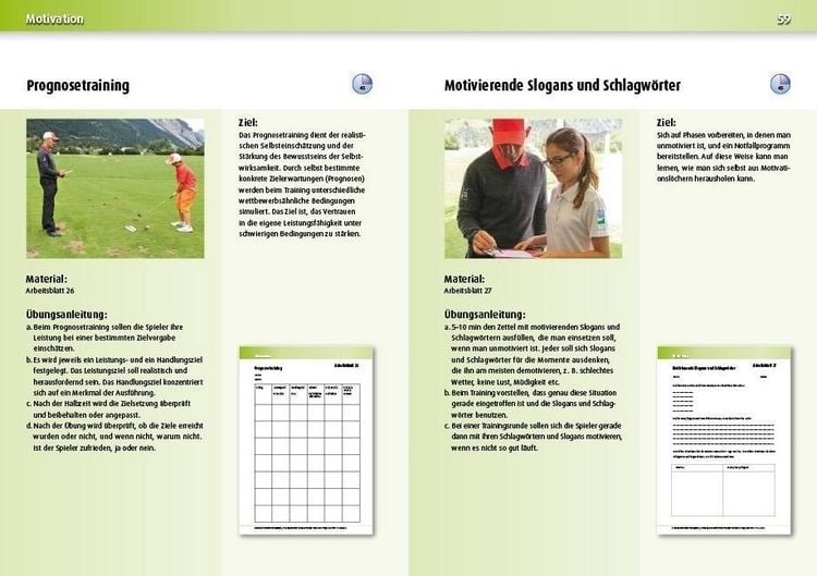 Produktbild: Psychologisch orientiertes Golftraining