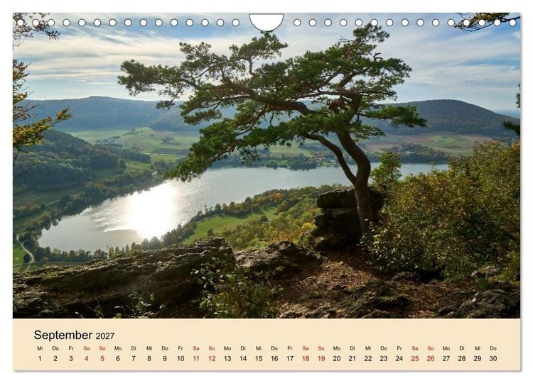 Produktbild: Franken - eine Region voller Naturwunder (Wandkalender 2027 DIN A4 quer), CALVENDO Monatskalender