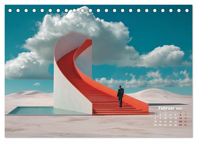 Produktbild: Die Essenz der leisen Formen (Tischkalender 2027 DIN A5 quer), CALVENDO Monatskalender