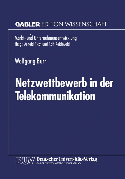 Produktbild: Netzwettbewerb in der Telekommunikation