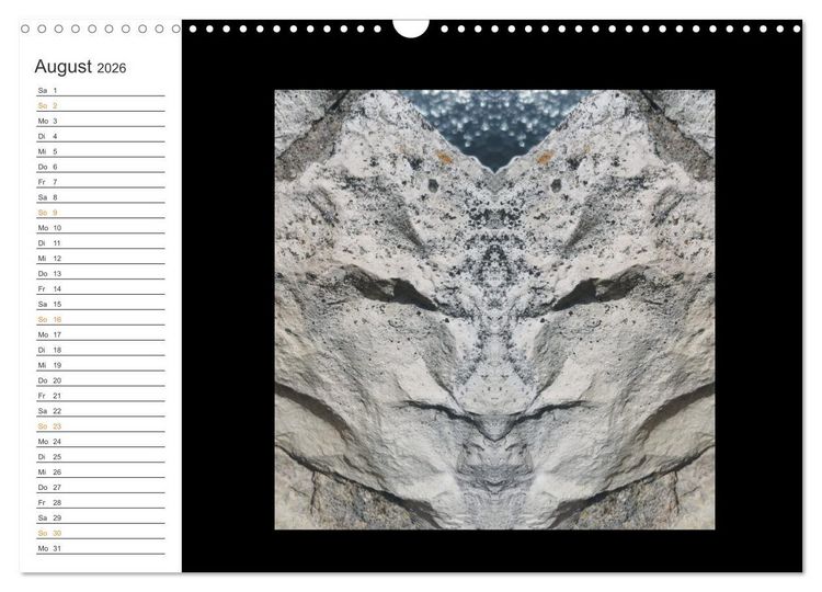 Produktbild: LiTH-Os Antlitze des Sandsteins von ID AD Art Gabi Zapf (Wandkalender 2026 DIN A3 quer), CALVENDO Monatskalender