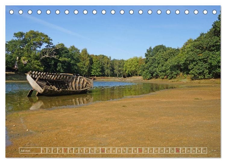 Produktbild: Anblicke und Ausblicke in der Bretagne (Tischkalender 2026 DIN A5 quer), CALVENDO Monatskalender