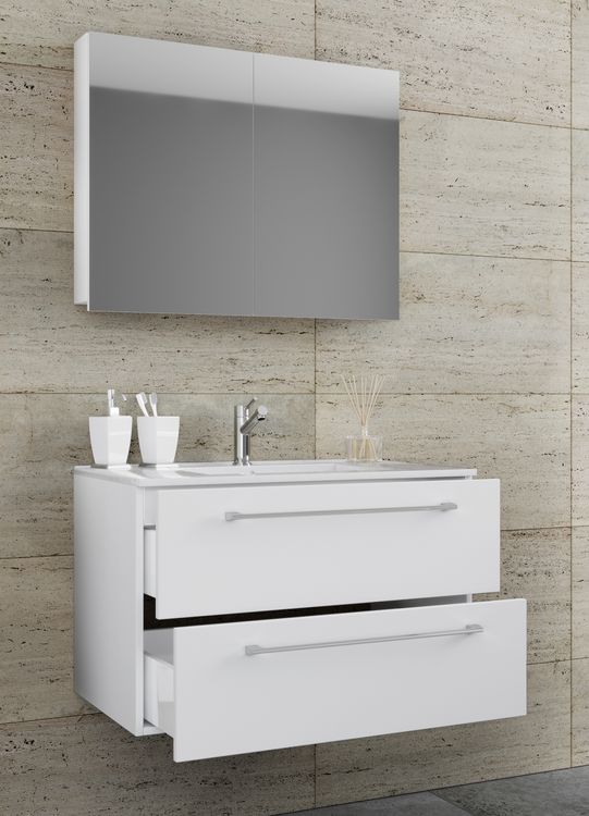 Produktbild: 3-tlg. Waschplatz Waschtisch Badinos Schublade SP