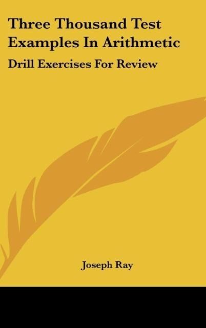 Produktbild: Ray, J: Three Thousand Test Examples In Arithmetic