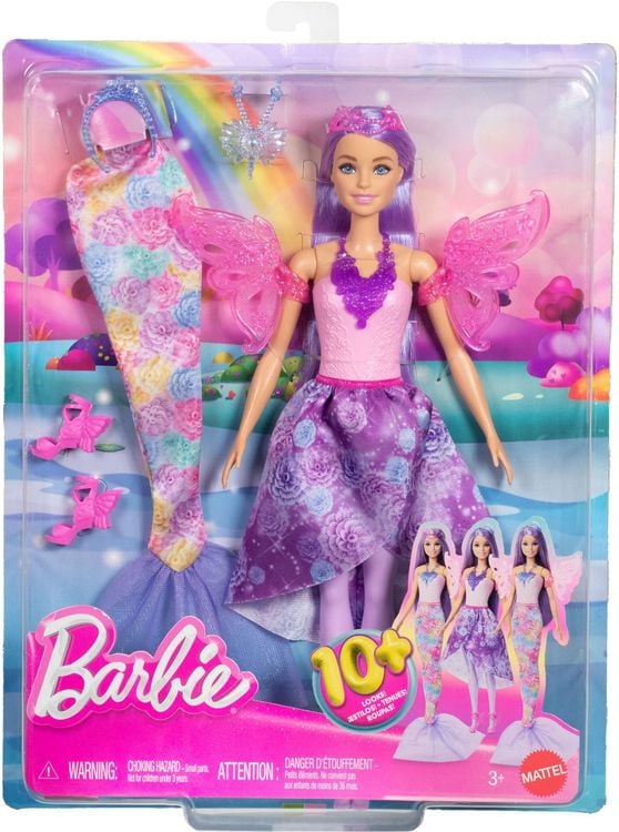 Produktbild: Barbie 3-in-1 Fantasy Puppe