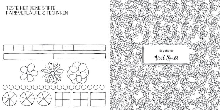 Produktbild: Bl&uuml;tentraum &ndash; Florale Motive ausmalen