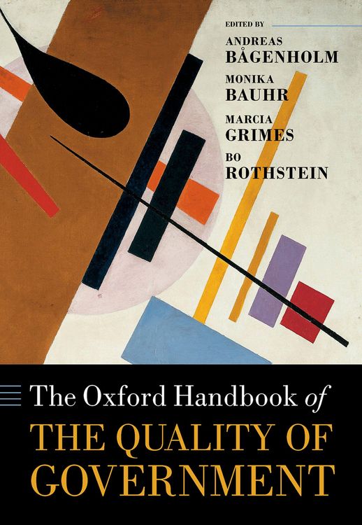 Produktbild: The Oxford Handbook of the Quality of Government