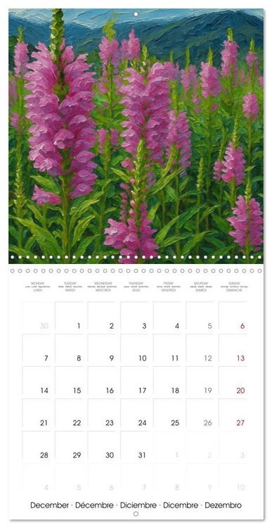 Produktbild: Eurasia Flowers (Wall Calendar 2026 12 &times; 12 Inch) CALVENDO 12 Month Wall Calendar