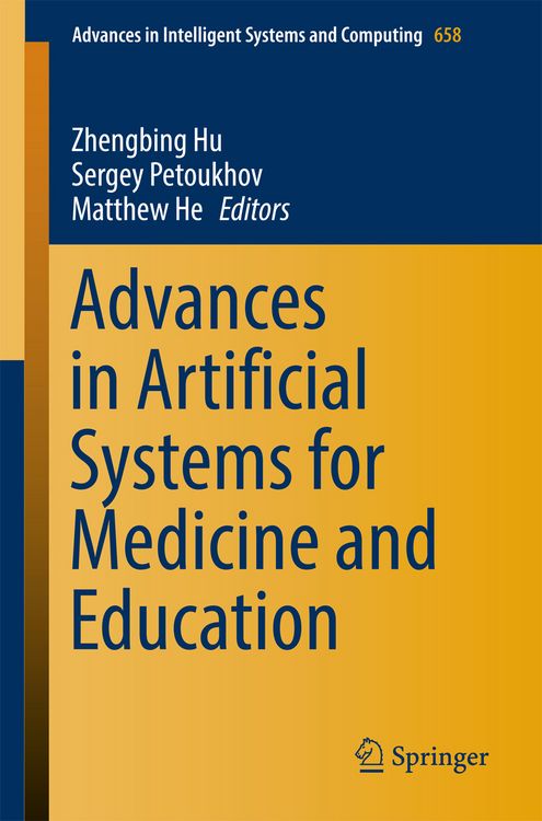 Produktbild: Advances in Artificial Systems for Medicine and Education