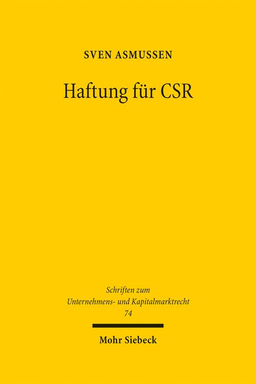 Produktbild: Haftung f&uuml;r CSR