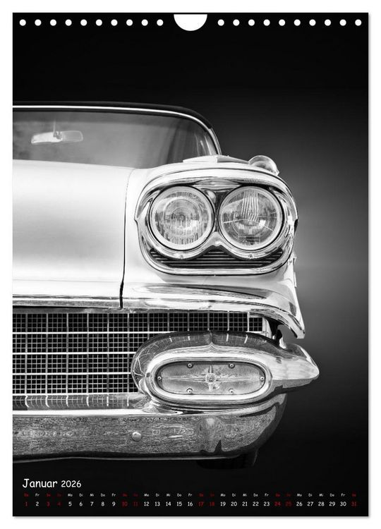 Produktbild: Amerikanische Autos 1950er bis 1980er Favoriten (Wandkalender 2026 DIN A4 hoch), CALVENDO Monatskalender