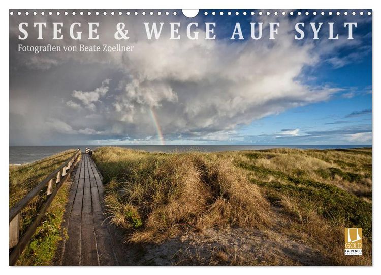 Produktbild: Stege & Wege auf Sylt (Wandkalender 2026 DIN A3 quer), CALVENDO Monatskalender
