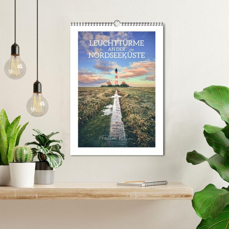 Produktbild: Leuchtt&uuml;rme an der Nordseek&uuml;ste (Wandkalender 2026 DIN A3 hoch), CALVENDO Monatskalender