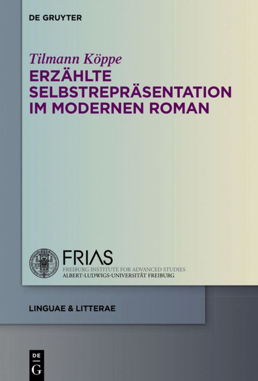 Produktbild: Erz&auml;hlte Selbstrepr&auml;sentation im modernen Roman