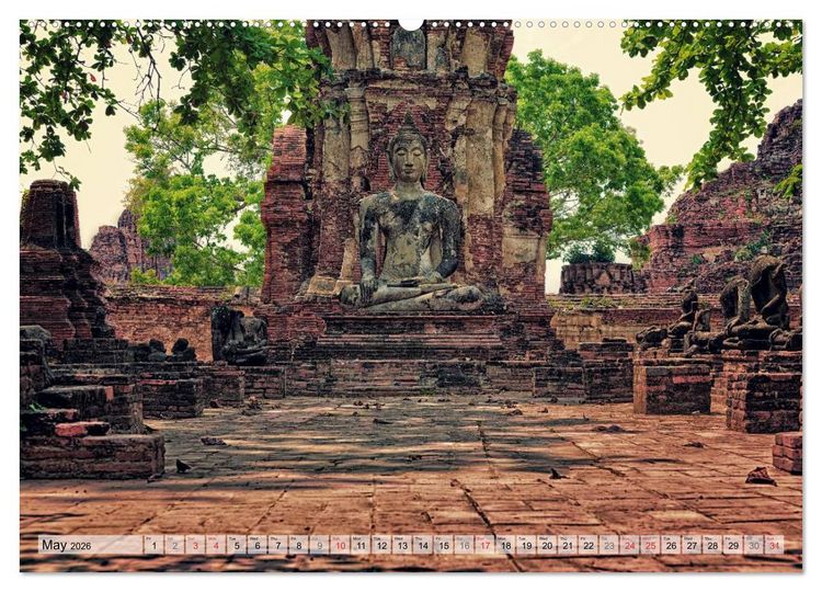 Produktbild: Magical Thailand (High Quality Premium Wall Calendar 2026 DIN A2 landscape),CALVENDO 12 Month Wall Calendar