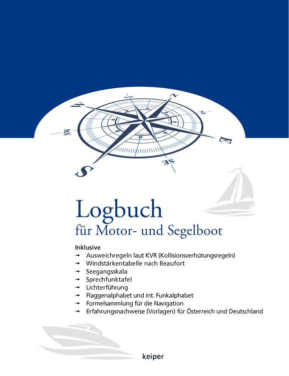 Produktbild: Logbuch f&uuml;r Motorboot und Segelboot