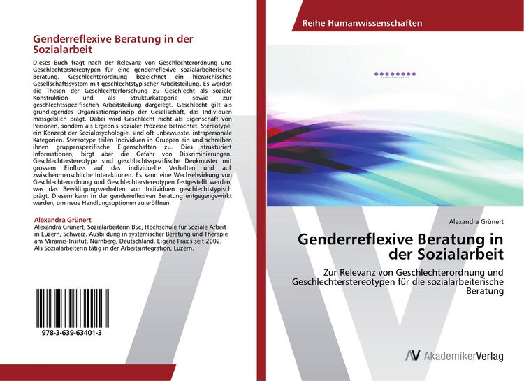 Produktbild: Genderreflexive Beratung in der Sozialarbeit