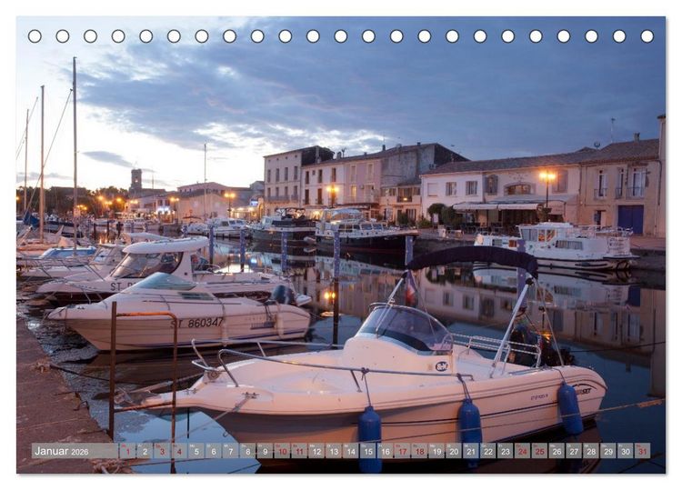 Produktbild: Hausbooturlaub Frankreich - Canal du Midi (Tischkalender 2026 DIN A5 quer), CALVENDO Monatskalender